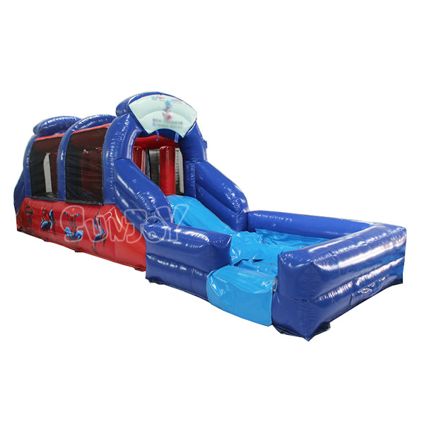 0.55mm Plato Pillar Obstacle Water Slide For Children'S Amusement Park