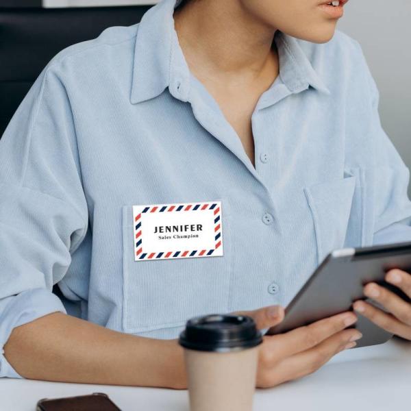 Magnetic Transparent Plastic Security ID Card Holders For Office ODM