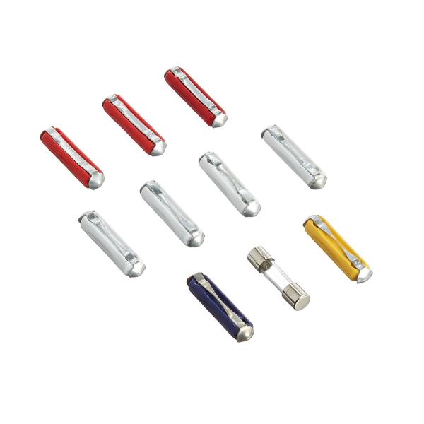 DIN72581 Standard GBC Zinc Alloy Bakelite 6x24mm European Auto Fuse 32VDC 5A-40A For EU Automotive Car Auto Blade Fuses