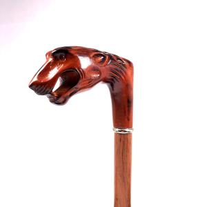 Wooden amnial shape umbrella handle Design umbrella black Swan Wooden umbrella