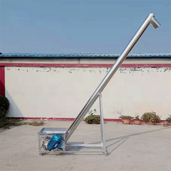 Stainless Steel Screw Feeder with 0-45 Degrees Inclination High Tensile Strength and Manual or Automatic Operation