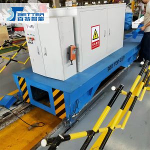 Quality 100ton Mobile Cable Powered Flat Transfer Cart on Rails for sale