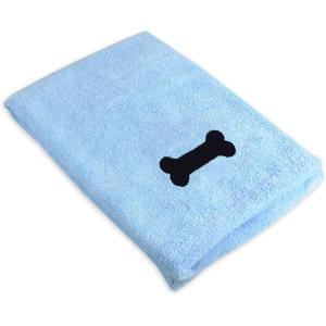 Quality Large Bath 72x110 Cm Microfiber Pet Towel For Dogs 85 Polyester 15 Polyamide for sale