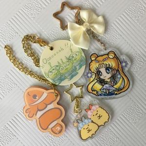 No Fade Anime Acrylic Charms No Chipping Custom Promotional Gift