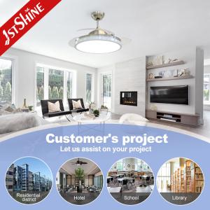 1stshine Ceiling Fan 2022 Interior Design Decorative Fan Light Retracting Hidden