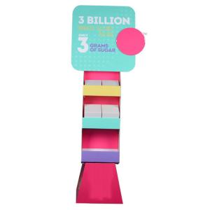 EB Flute POS Cardboard Shelf Displays Double Sides Coated