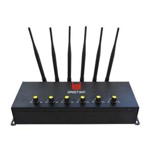 Adjustable 6 Bands Cell Phone Signal Jammer , CDMA GSM PCS 3G 4G Signal Blocker