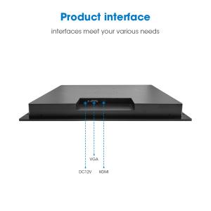 High　Brightness Industrial Touch Monitor With Aluminum Alloy Frame