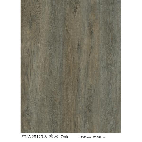 Buy GKBM FT-W29123-3 183*1220mm Anti-slip Fireproof Gray Oak Stone Composite Click SPC Flooring at wholesale prices