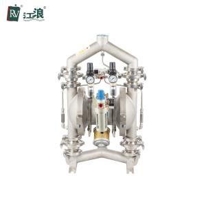 2 Inch Dry Powder Diaphragm Pump Pneumatic PTFE Membrane