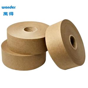 Writable Sealing Water Activated Gummed Kraft Paper Tape 1200mm Width