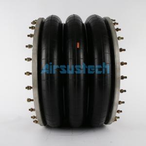 3H630376 Industrial Air Springs Triple Convoluted Flange 32pcs M10