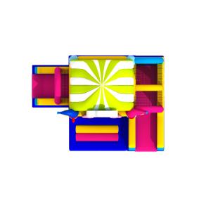 Manufacturer Inflatable Bouncy House With Slide Clown Inflatable Combo