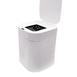 Quality 20L Smart Trash Can Rectangular Office Trash Can With Lid And Scale Tray for sale