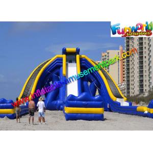 Famous Trippo Commercial Inflatable Slide For Beach 3 Lanes