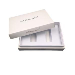 Texture Paper Gold Hot Stamp Logo Cosmetic Packaging Box with EVA Foam By Sea /