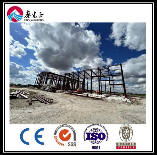 Buy ODM Steel Structure Warehouse Galvanized Portal Frame Warehouse at wholesale prices