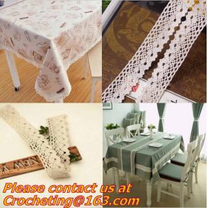 exquisite elastic stretch Crochet Lace trim handmade 7cm Cotton Lace