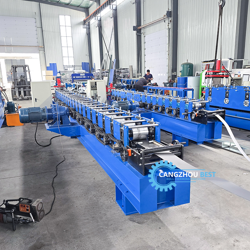 Upright System Customized Z Shape Contact Part Roll Forming Machine
