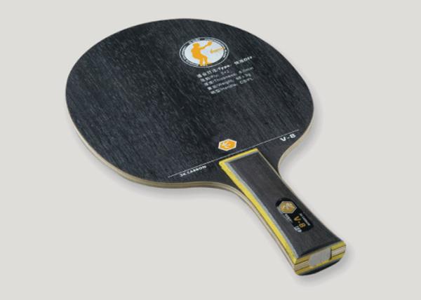 Buy Black Aus 7 Plywood V-8 Table Tennis Blade / Pro Ping Pong Paddles With Strong Lethality at wholesale prices