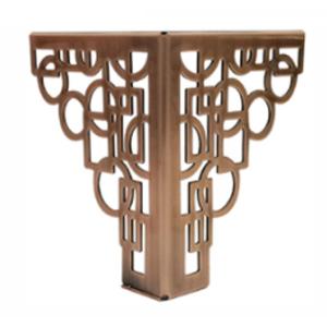 Discounted Delivery 0.25 Kg Each Sofa Metal Flower Legs Furniture Golden Metal