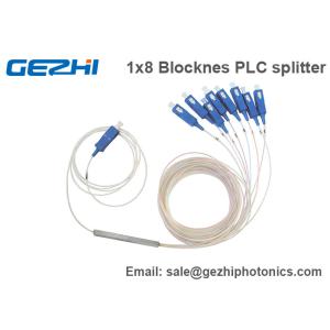 Quality 1*8 Optical Fiber PLC splitter Blockness type Planar Light Circuit splitters for sale
