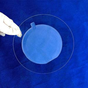 China Uv Optical Quartz Glass Crystal Plate Transparent Thin 100mm on sale