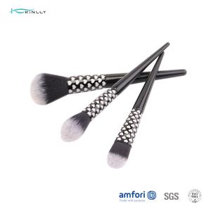 BSCI 9PCS Wooden Handle Makeup Brushes With Synthetic Hair