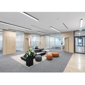 Customized Office Modular Glass Partition Walls Aluminium Glass Partition Wall