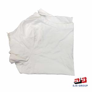 No Logo Recycled Reusable Cotton Cleaning Cloths Pure White Color