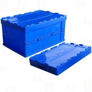 Collapsible Stackable Plastic Folding Crate Box For Easy Reuse And Versatile Use