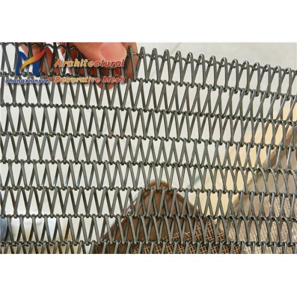 Conveyor Belt Dividers 316 Spiral Mesh Restaurant Partition Antique Copper