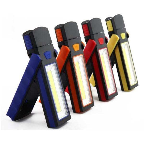 Dual Magnet Battery Operated Camping Lights 3W COB + A Led ABS Plastic