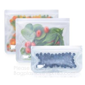 Reusable BPA Free Food Grade Preservation Storage Silicone Food Fresh Bag