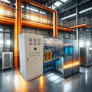 Continuous Purification Industrial Furnace with Three Phase 380V Argon