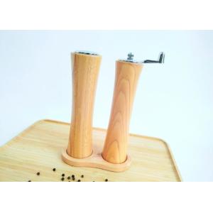 Eco-Friendly Wooden Salt And Pepper Grinders With Customizable Filler User