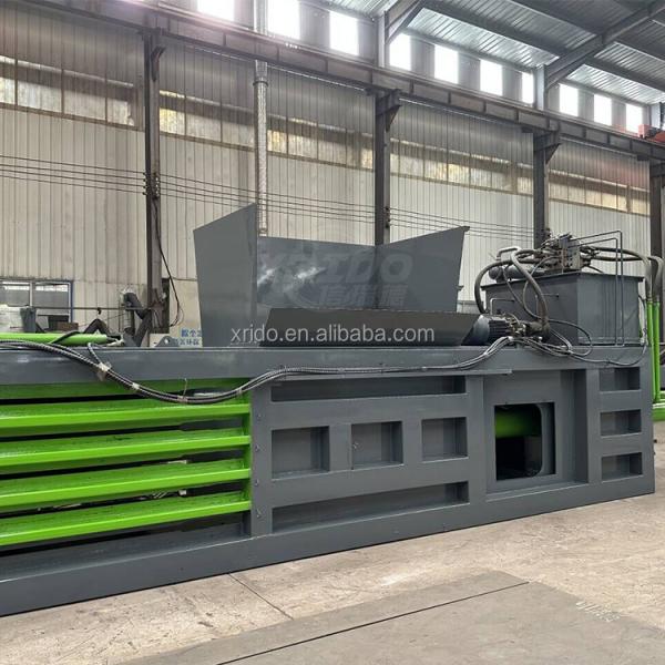 Vertical Tyre Baler Machine Iron Metal Hydraulic Press Baler