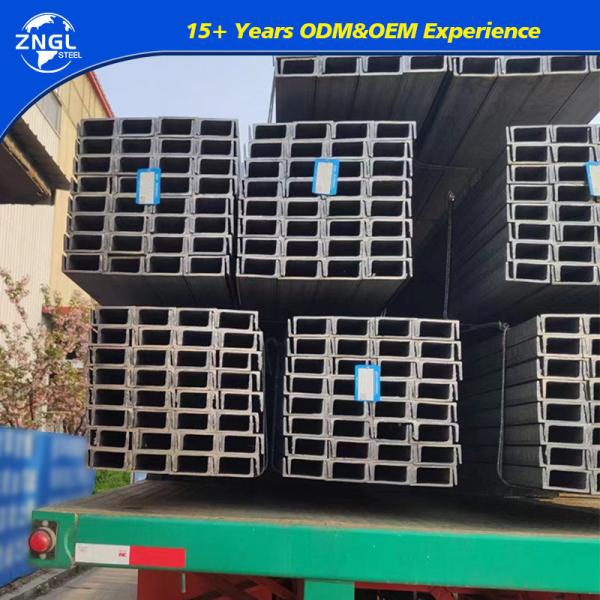Buy Web Width 96mm 1056mm Carbon Structural Q235 Hot Rolled Groove Steel U C Shaped Steel at wholesale prices