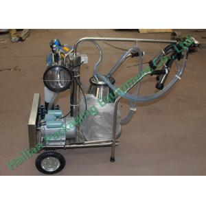 Small Cattle Mobile Milking Machine Hand Operated Sucking Milk