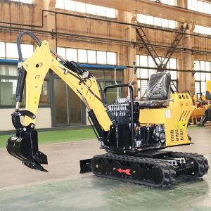 Customized Yellow Mini Excavator Machine 800kg With Changchai Engine