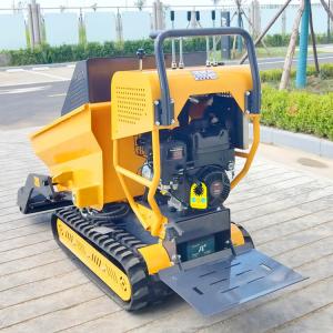 Mini Transporter Tracked Dumper 500KG Load All Terrain Crawler Dumper Gasoline