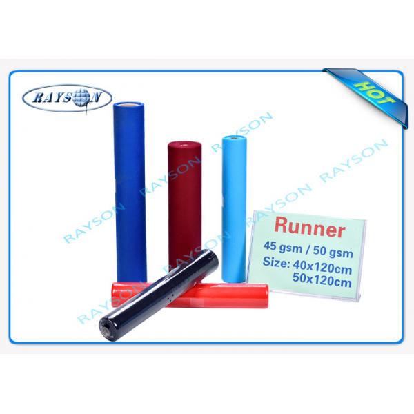 Buy Colored Disposable PP TNT Table Cloth Small Rolls 100CM X 20M at wholesale prices