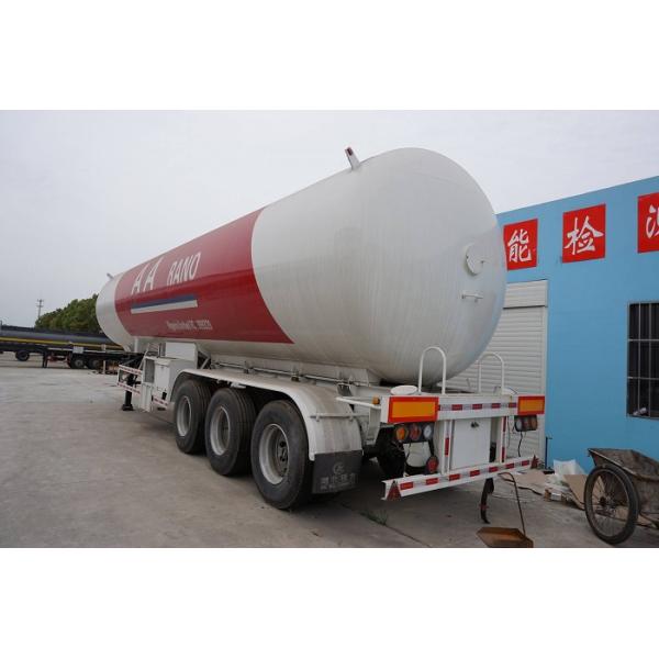 AARANO 56CBM LPG Delivery Truck , Customized Tri - Axle LPG Tank Trailer 25t