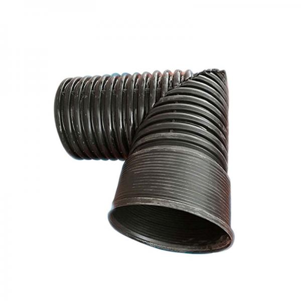 Double Wall Bellows Drain Pipe Welded Elbow Inspection Well Joints Hdpe Pipe Fittings