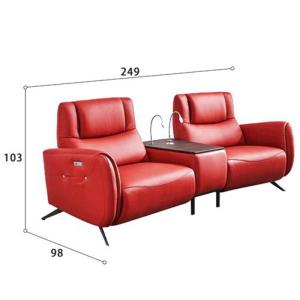 BN Leather Function Mechanism Sofa Recliner Chair Multifunctional Italian