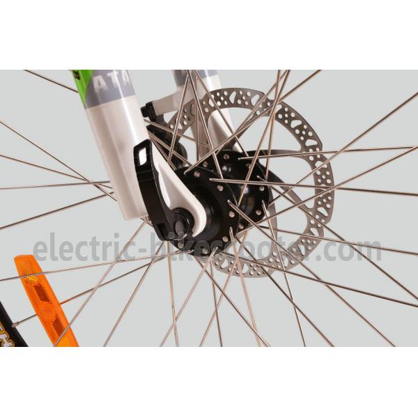 7 Speed 27.5" Electric Mountain Bicycle , 36V 10.4Ah Battery Operated Mountain Bikes