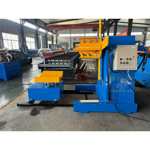 5 ton 500mm width hydraulic decoiler with car
