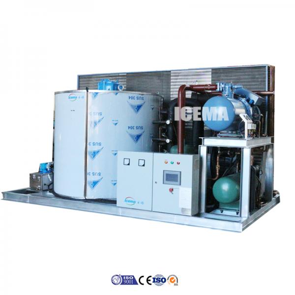 6500 KG Voltage 380V/3P/50HZ Ice Flake Machine for Seafood Fishery at March Trade Fair