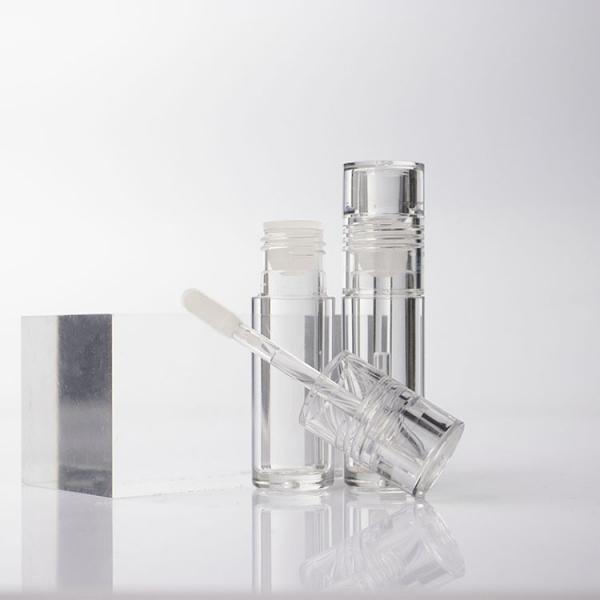Buy custom color lip gloss tubes transparent cosmetic container cute lip gloss tubes lip gloss containers with custom logo at wholesale prices