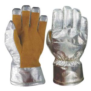 China Cowhide Leather Proximity Structural Firefighting Gloves Tear Resistant NPFA1971-2018ED on sale